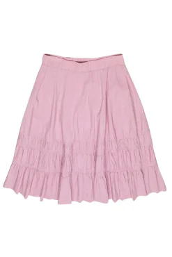 Theory - Dusty Rose Tiered Midi Skirt w/ Pockets Sz PS