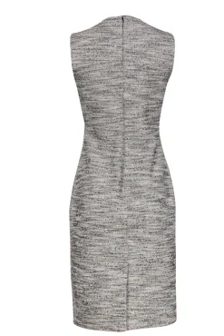 Theory - Gray Speckled Tweed Sheath Dress Sz 6