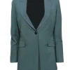 Theory - Green Single Button Blazer Sz 4