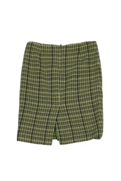 Theory - Green Tweed Skirt Sz 0
