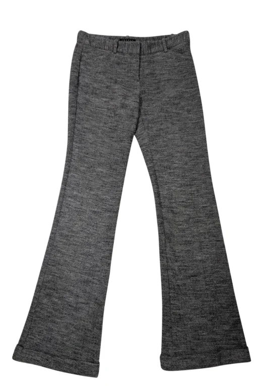 Theory - Grey & Black Herringbone Wool Blend Sz 8