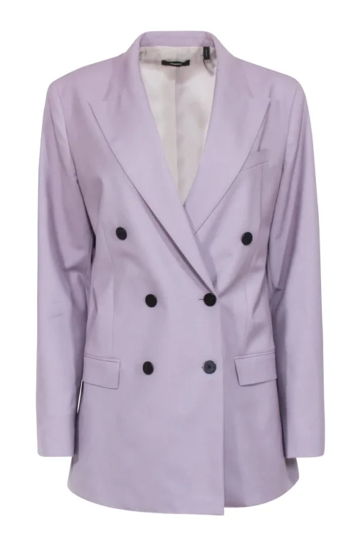 Theory - Lavender Double Breasted Blazer Sz12