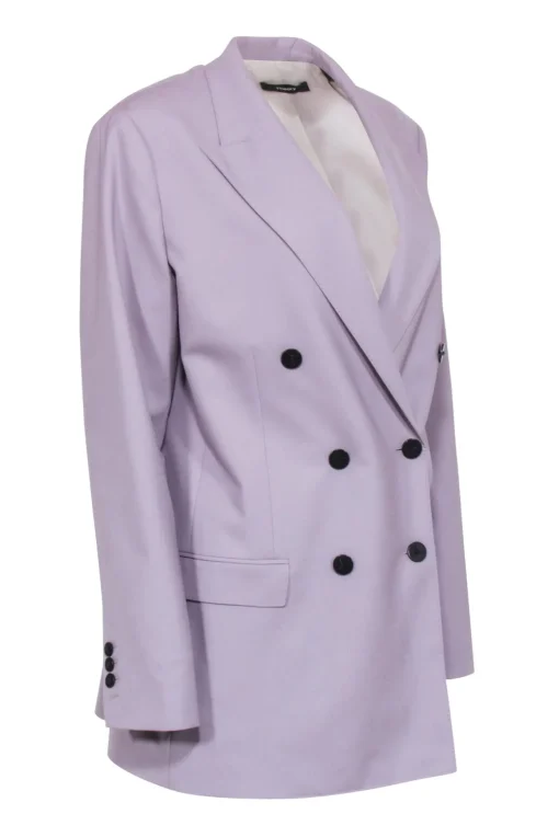 Theory - Lavender Double Breasted Blazer Sz12