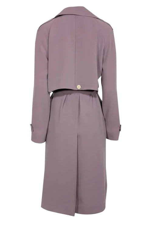 Theory - Lavender Trench Coat Sz L