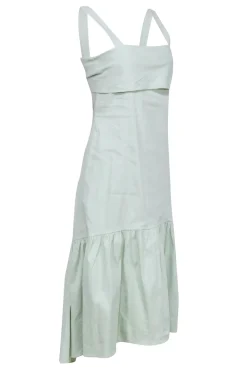 Theory - Light Green Linen Blend Sleeveless Dress Sz P