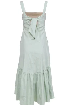 Theory - Light Green Linen Blend Sleeveless Dress Sz P