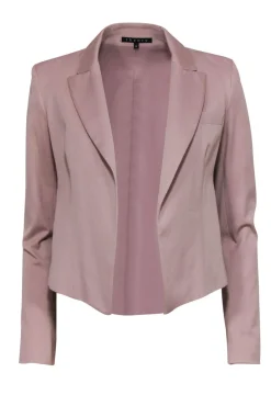 Theory - Mauve Peak Lapel Cropped Blazer Sz 0