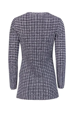 Theory - Navy & White Wool Blend Sweater Sz S