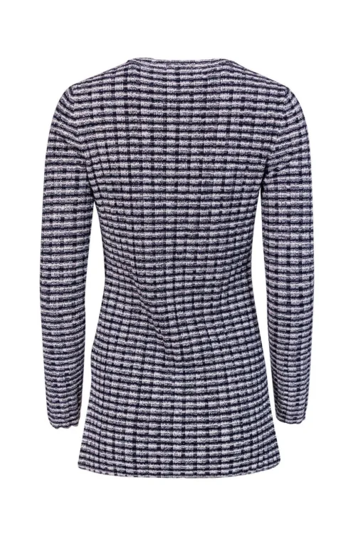 Theory - Navy & White Wool Blend Sweater Sz S