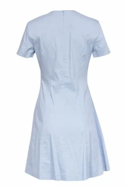Theory - Powder Blue Fit & Flare Linen Drress Sz 4