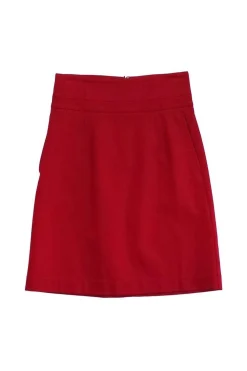 Theory - Red Pencil Skirt Sz 0