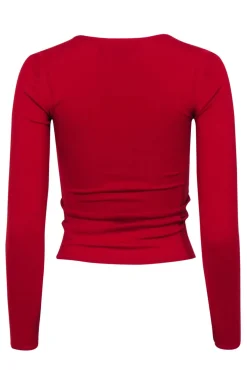 Theory - Red Wool Blend V-neck Sweater Sz XS
