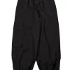 Tibi - Black Wool Blend Cargo Joggers Sz XXS