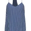 Tibi - Blue & White Striped Racerback Tank Sz 6