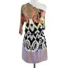 Tibi - Multicolor Print One Shoulder Dress Sz S