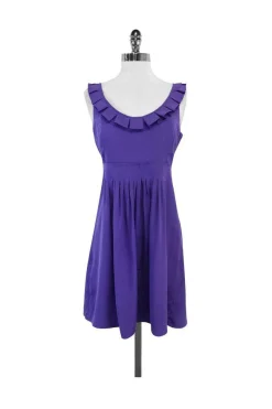Tibi - Purple Silk Sleeveless Silk Dress Sz 8