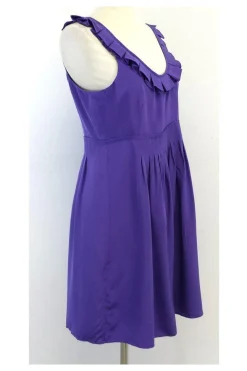 Tibi - Purple Silk Sleeveless Silk Dress Sz 8