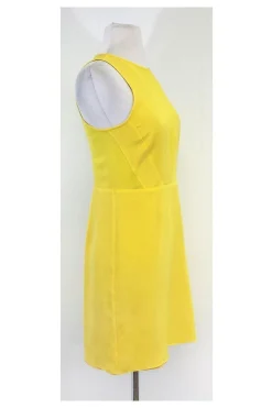 Tibi - Yellow Sleeveless Silk Dress Sz 0