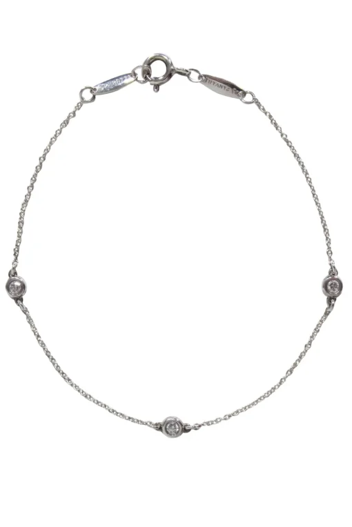 Tiffany & Co. - Elsa Peretti Diamonds by the Yard® Three Stone Bracelet