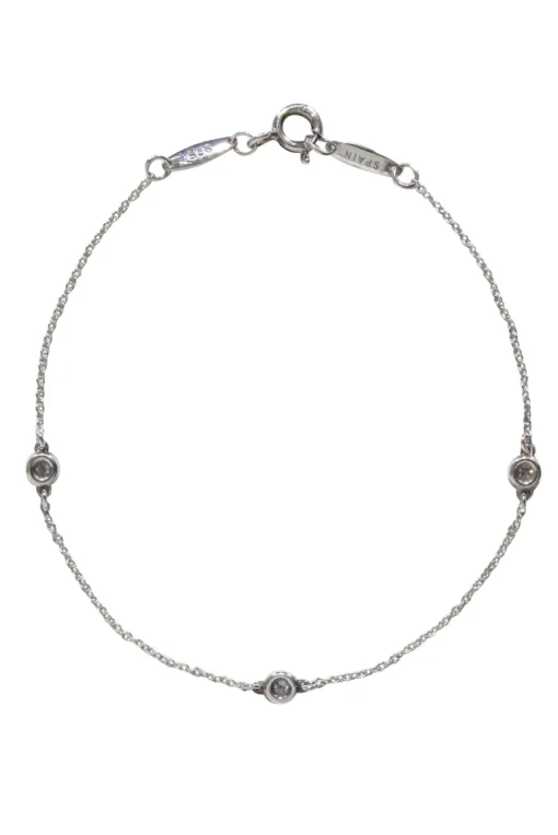 Tiffany & Co. - Elsa Peretti Diamonds by the Yard® Three Stone Bracelet