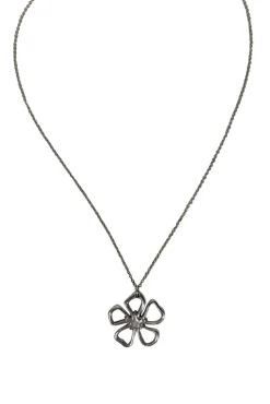 Tiffany & Co. - Sterling Silver Flower Pendant Necklace