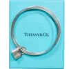 Tiffany & Co. - Sterling Silver Triple Bangle w/ Lock Bracelet