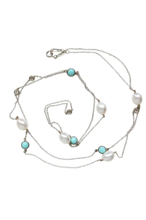 Tiffany & Co - Sterling Silver Elsa Peretti Color by the Yard Sprinkle Necklace