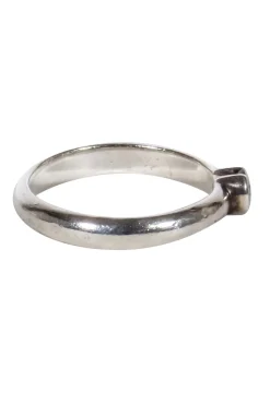 Tiffany & Co. - Sterling Silver Ring w/ Aquamarine Gem Sz 6