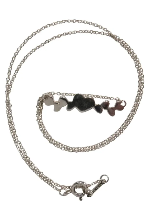 Tiffany & Co. - Sterling Silver Heart Cluster Necklace