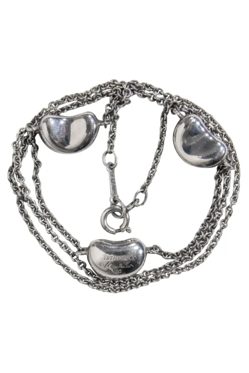 Tiffany & Co. - Sterling Silver Short Necklace w/ Bean-Style Beads