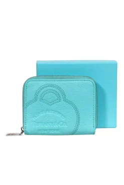 Tiffany & Co. - Tiffany Blue Leather Small Zip Wallet