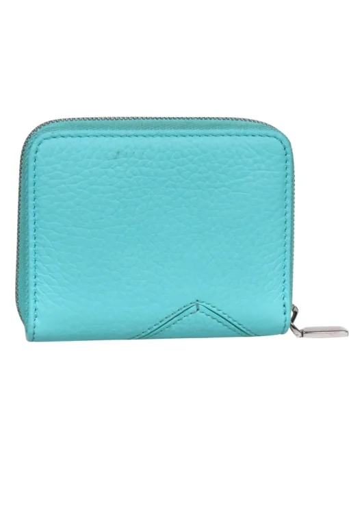 Tiffany & Co. - Tiffany Blue Leather Small Zip Wallet