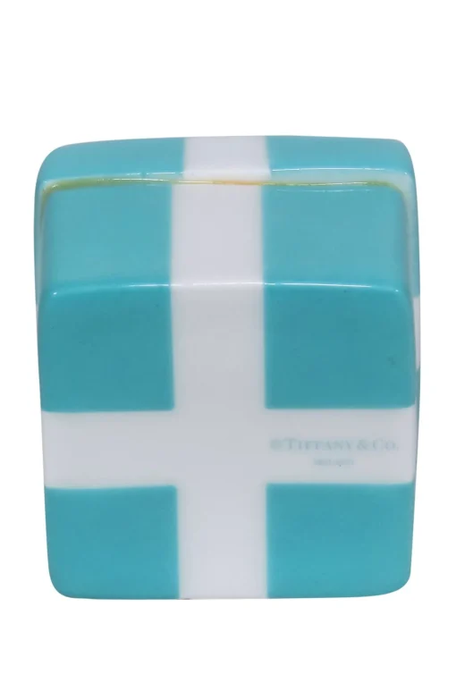 Tiffany & Co. - Tiffany Blue & White Ceramic Present Tree Ornament