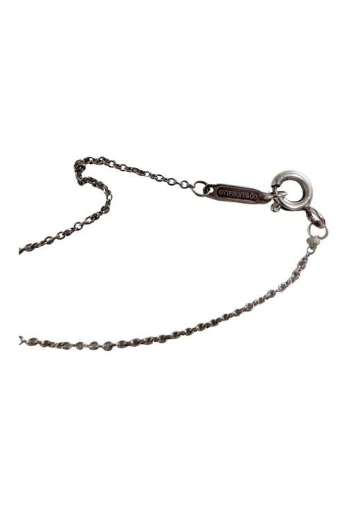 Tiffany & Co. Sterling Silver Roman Numeral Pendant Necklace