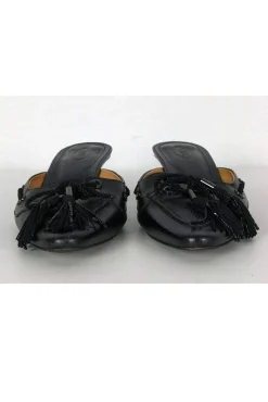 Tod's - Black Pointed Loafer Mules Sz 10