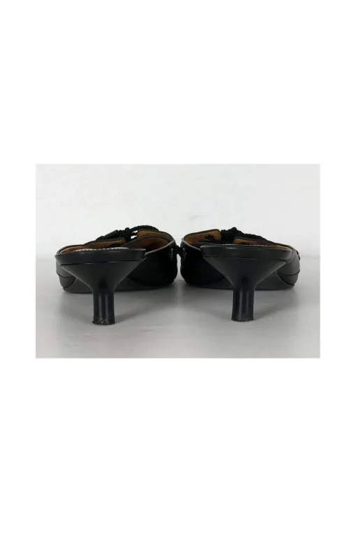 Tod's - Black Pointed Loafer Mules Sz 10