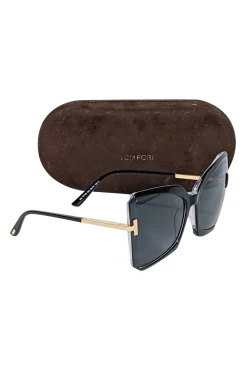 Tom Ford - Black & Gold "Jacquetta" Sunglasses