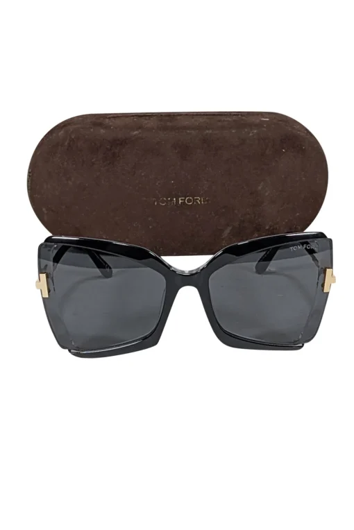 Tom Ford - Black & Gold "Jacquetta" Sunglasses