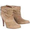 Tory Burch - Beige Suede Heel Booties Sz 7.5