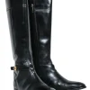 Tory Burch - Black Leather Riding Boots Sz 11