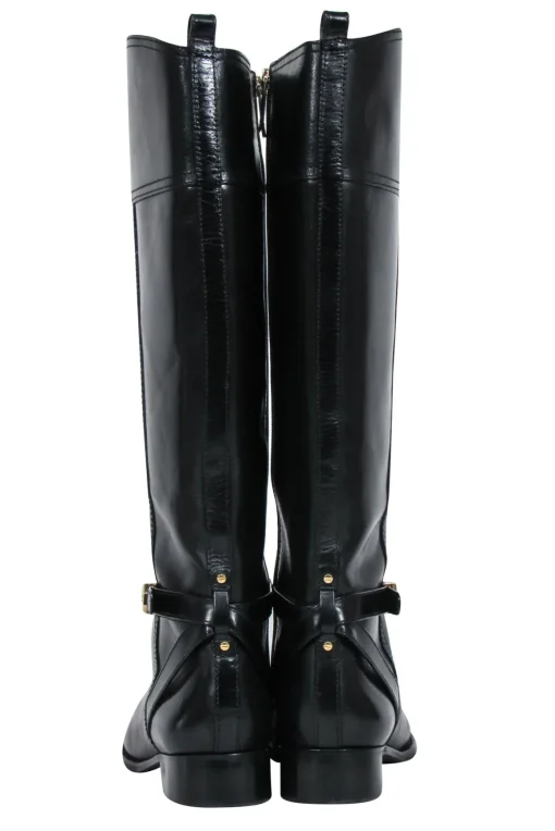 Tory Burch - Black Leather Riding Boots Sz 11
