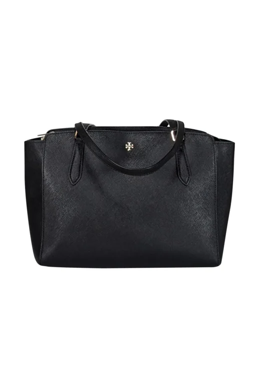 Tory Burch - Black Saffiano Leather Tote Bag