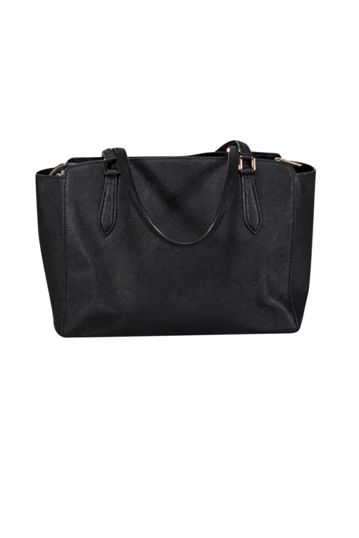 Tory Burch - Black Saffiano Leather Tote Bag