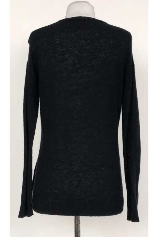 Tory Burch - Black Studded Neckline Sweater Sz S