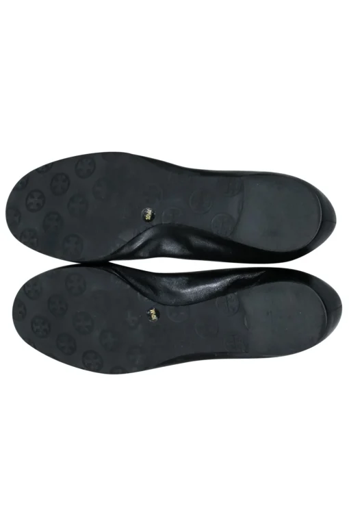 Tory Burch - Classic Black & Silver Flats Sz 10