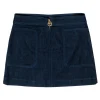 Tory Burch - Dark Wash Chambray Zipper Front Skirt Sz 6