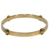 Tory Burch - Gold Bangle w/ Logo Embellishments