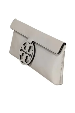 Tory Burch - Ivory Leather "Miller" Clutch"