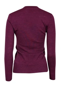 Tory Burch - Magenta & Purple Wool Cardigan Sz XS