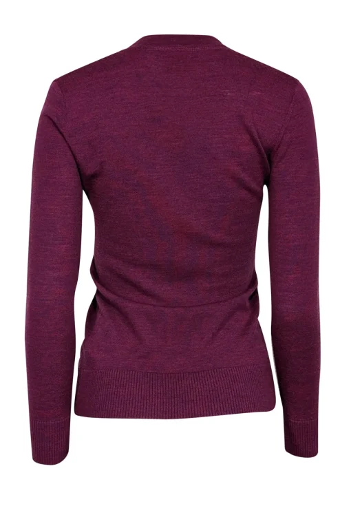 Tory Burch - Magenta & Purple Wool Cardigan Sz XS